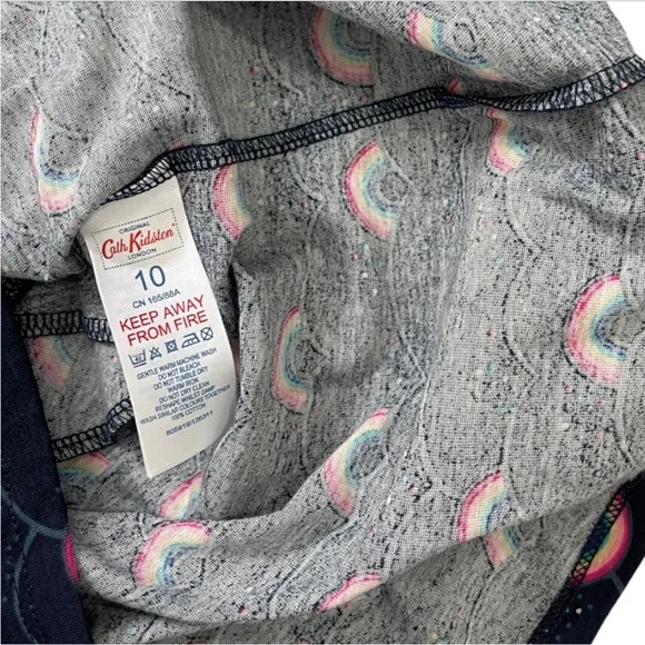 NWT 🌈 Cath Kidston Rainbow Jersey Dress, US 6 - Picture 5 of 7